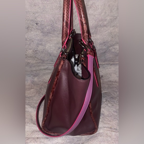 Coach Burgundy Crossbody Bag - Picture 2 of 11